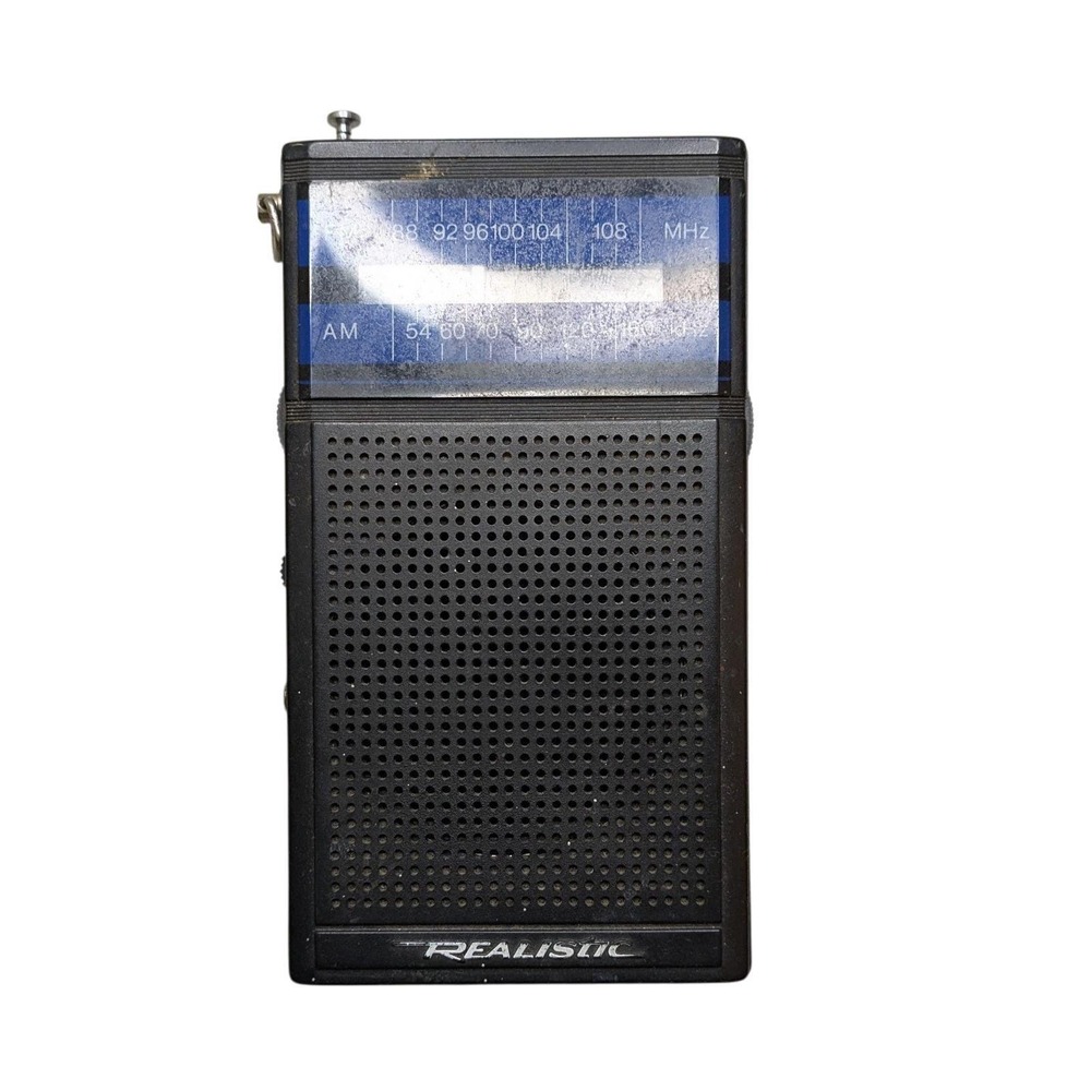 Vintage Realistic 12-636 Transistor Radio Radio Shack AM‎ Portable Retro 1970s